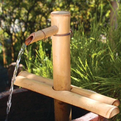 Adjustable bamboo fountain - adjustable,