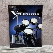 Roland V-Drums Catalog Brochure TD-10 Electronic Drum Kit Japan🌸
