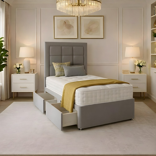 New single divan bed plush - new,