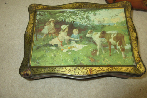Biscuit tin box storage - biscuit,