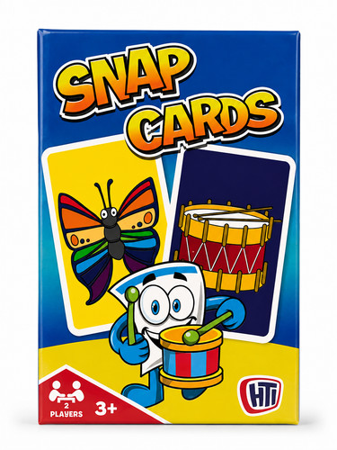 Snap cards game for kids - cards, 3+