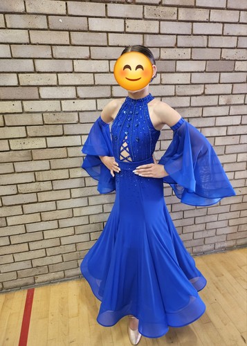 Blue ballroom dress - ballroom,