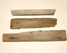 Driftwood thick flat Pieces 3x Art Craft Sculpture Decor