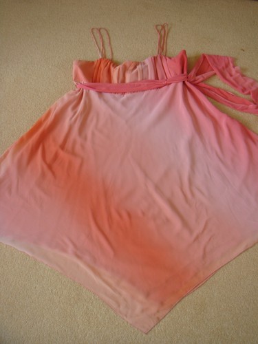 Coral mix shaded handkerchief - coral,