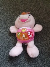 vtech girls pink interactive Singing bear hangable teddy Pink 