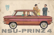 NSU Prinz 4 1961-62 UK Market Sales Brochure FAIR