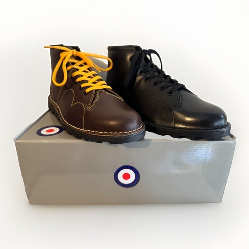 Men leather monkey boots - leather,
