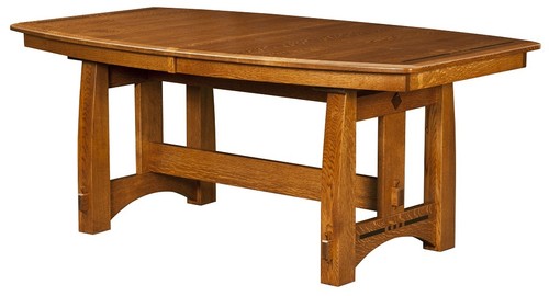Solid wood trestle dining - solid,