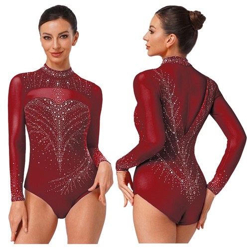 Womens rhinestone bodysuits - womens,