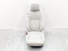 JAGUAR I-PACE X590 SEAT FULL LEATHER FRONT LEFT PASSENGER SIDE IN WHITE 2023
