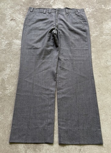 Vtg 80s men gray wool - wool, knit