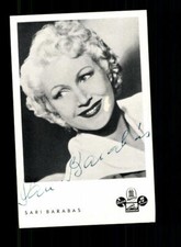Sari Barabas Autograph Card