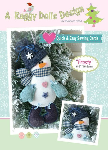 Frosty snowman sewing craft - snowman,