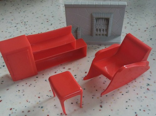Vintage retro 50s plastic mid - vintage,