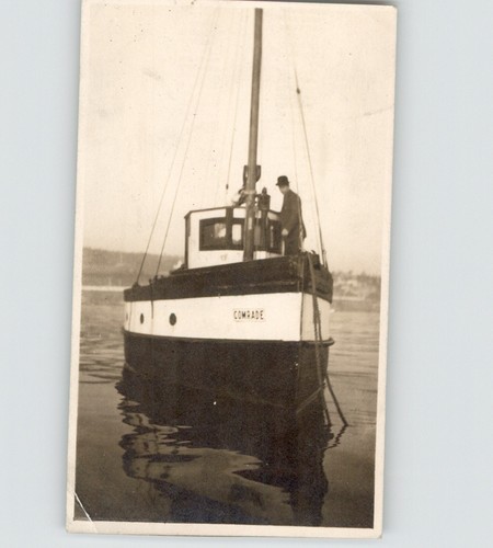 Postcard private yacht - postcard, of