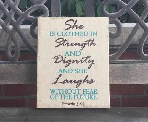 Proverbs inspirational - proverbs, 31:25