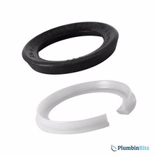 Geberit 240.139.00.1 Flush Pipe Bend Seal Washer & Clip For 109.724.21.2 Cistern