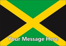 Jamaica Flag A5 Rectangular