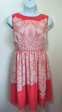 Monsoon orange floral print
