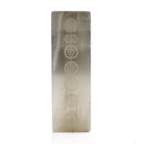 Selenite block lamp - block, 25cm