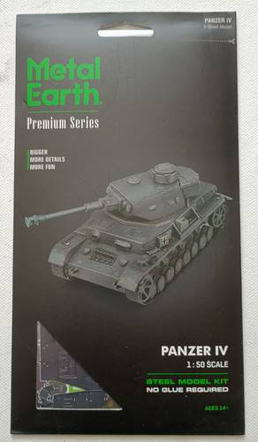 Metal earth panzer - earth, tank