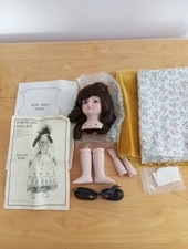14 Inch Porcelain Doll Making Kit Alberon Designs Karen K111 Plus Some Fabric
