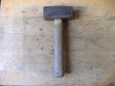 VINTAGE 2000g LUMP HAMMER BLACKSMITH STONE MASON
