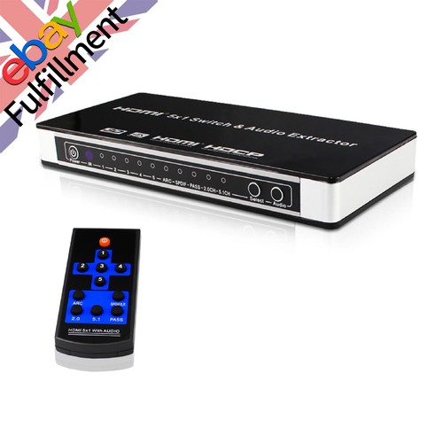 Hdmi switch 1080p in - 4k, 5