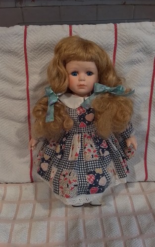 Porcelain doll - porcelain,