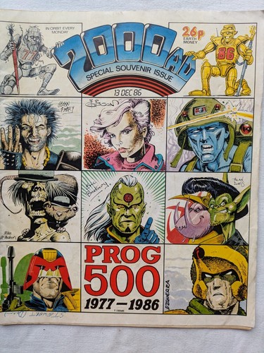2000ad comic 500 december - 2000ad, #500
