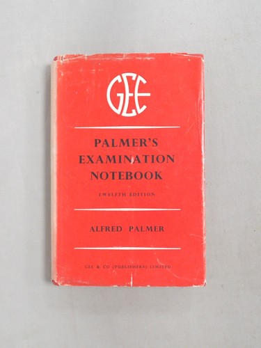 Palmers examination notebook - palmers,