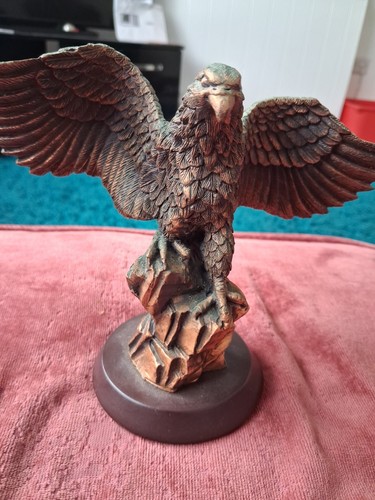 Hand cast resin eagle - hand,