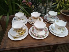 Vintage matched trio tea - matched, trio's