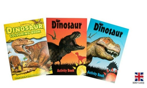 Dinosaur colouring book - colouring, a4