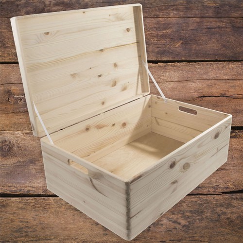 Xxlarge wooden toy chest trunk - xxlarge,