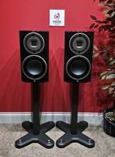 Monitor Audio Platinum 100 3G - Bookshelf Speakers with ST2 Stands - Piano Black