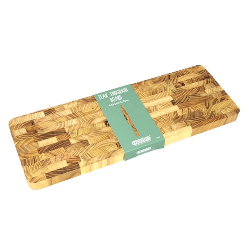 Cutting board teak endgrain - board,