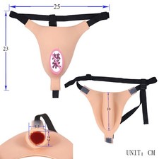 Silikon Fake Vagina Pants