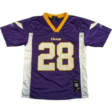 Reebok Minnesota Vikings NFL Jersey Youth Medium Adrian Peterson #28 Purple VTG