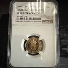 1989 Gold Proof Half Sovereign