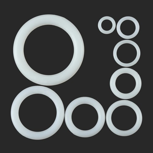 Plastic crochet rings - plastic, for