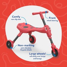 Scuttlebug Beetle Trike, Used- very good, needs 3 screws to secure wheels + hand