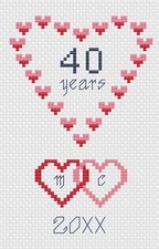 Ruby Wedding Hearts