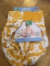 Tots Bots Peenut Bamboozle Wrap Cover Giraffe Print Reusable Cloth Nappy Size 2