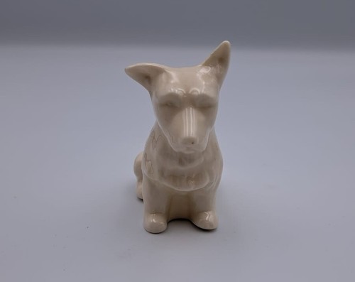 Belleek scotty dog - belleek, figurine
