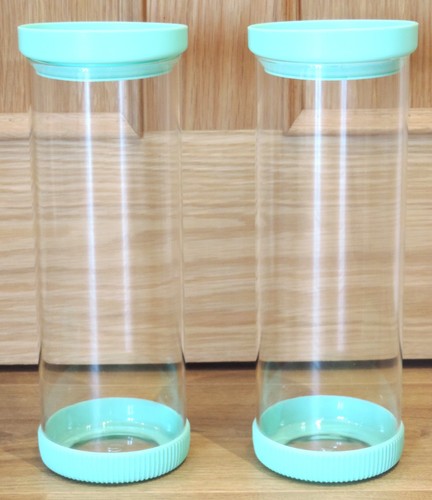 Tall glass kitchen - kitchen, storage