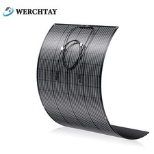 200W Flexible 12V Mono Solar Panel for Camper Van Caravan Camping Marine Boat RV