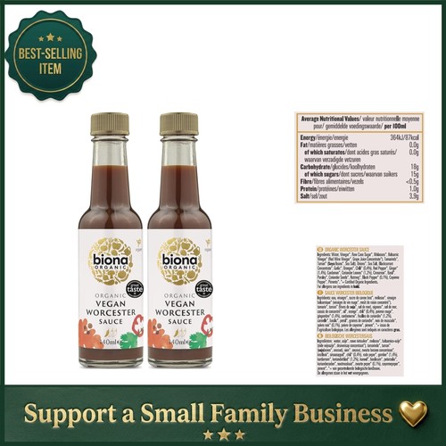 Organic worcester sauce 140ml - worcester,