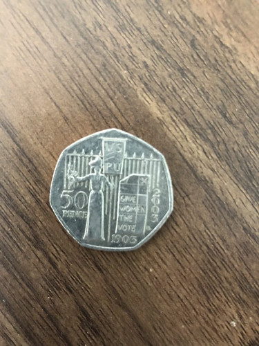 2003 suffragette 50p - suffragette,