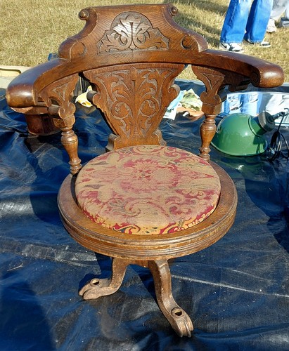 Antique carved oak - antique, ship/